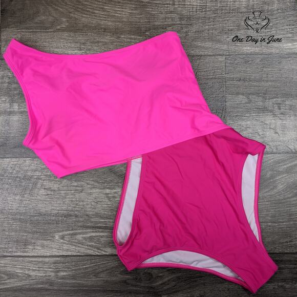 SweatyRocks One Shoulder Cutout One Piece Size M - Picture 3 of 3